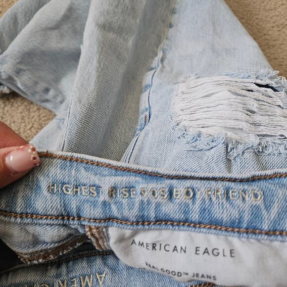 American Eagle AE Highest Waist '90s Boyfriend Jean 12R - Picture 3 of 9